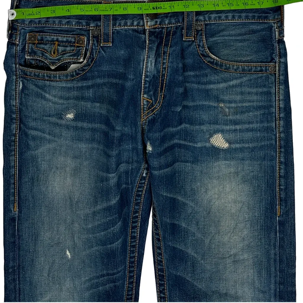 True Religion Jeans - 36W US 10 Blue Denim - Image 8