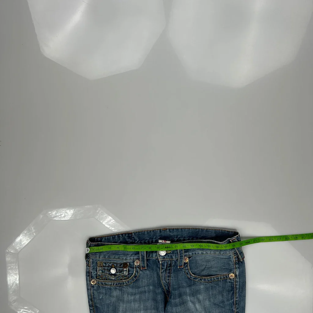 True Religion Boot Cut Jeans - 38W UK 14 Blue Denim - Image 3