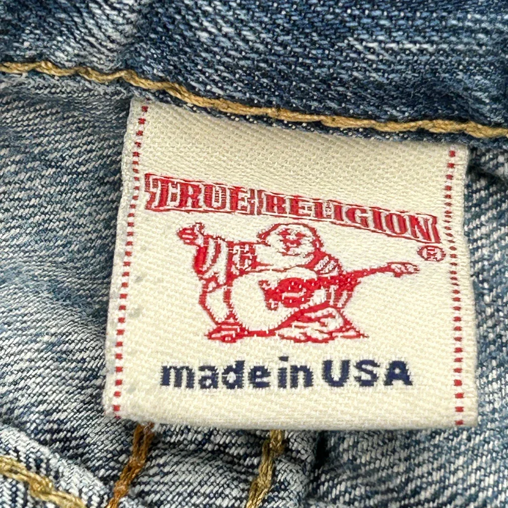 True Religion Boot Cut Jeans - 38W UK 14 Blue Denim - Image 6