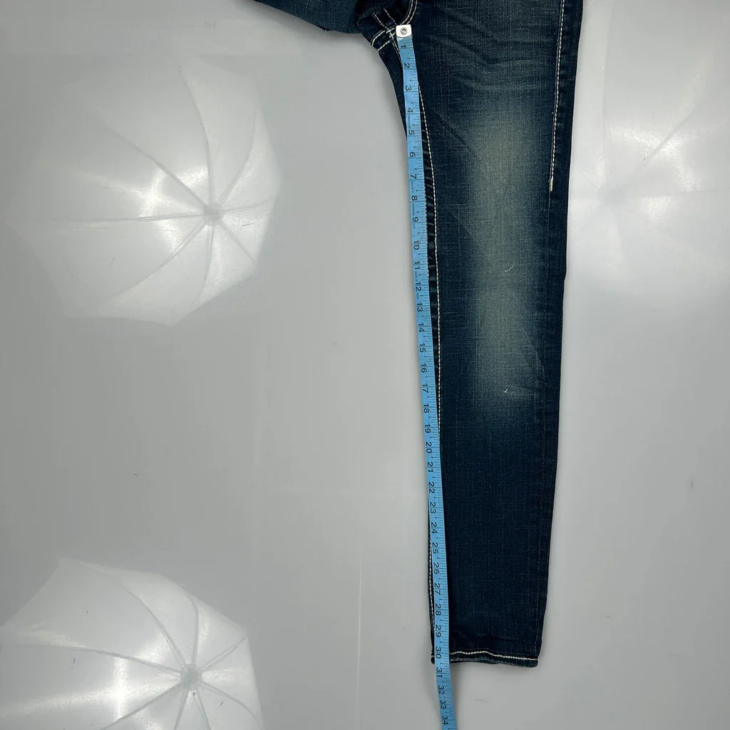 True Religion Skinny Jeans - 26W UK 4 Dark Wash Denim - Image 5
