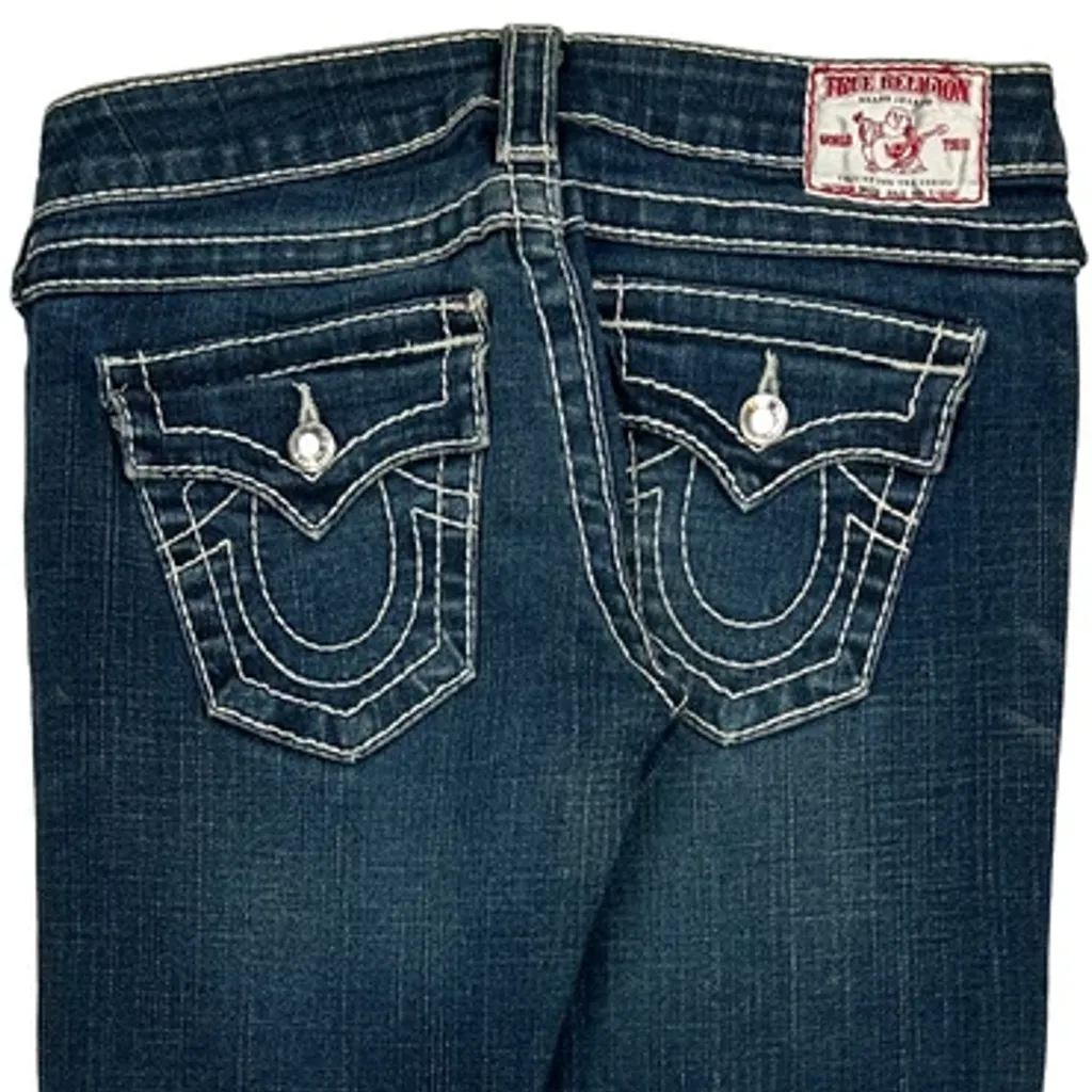 True Religion Skinny Jeans - 26W UK 4 Dark Wash Denim - Image 7
