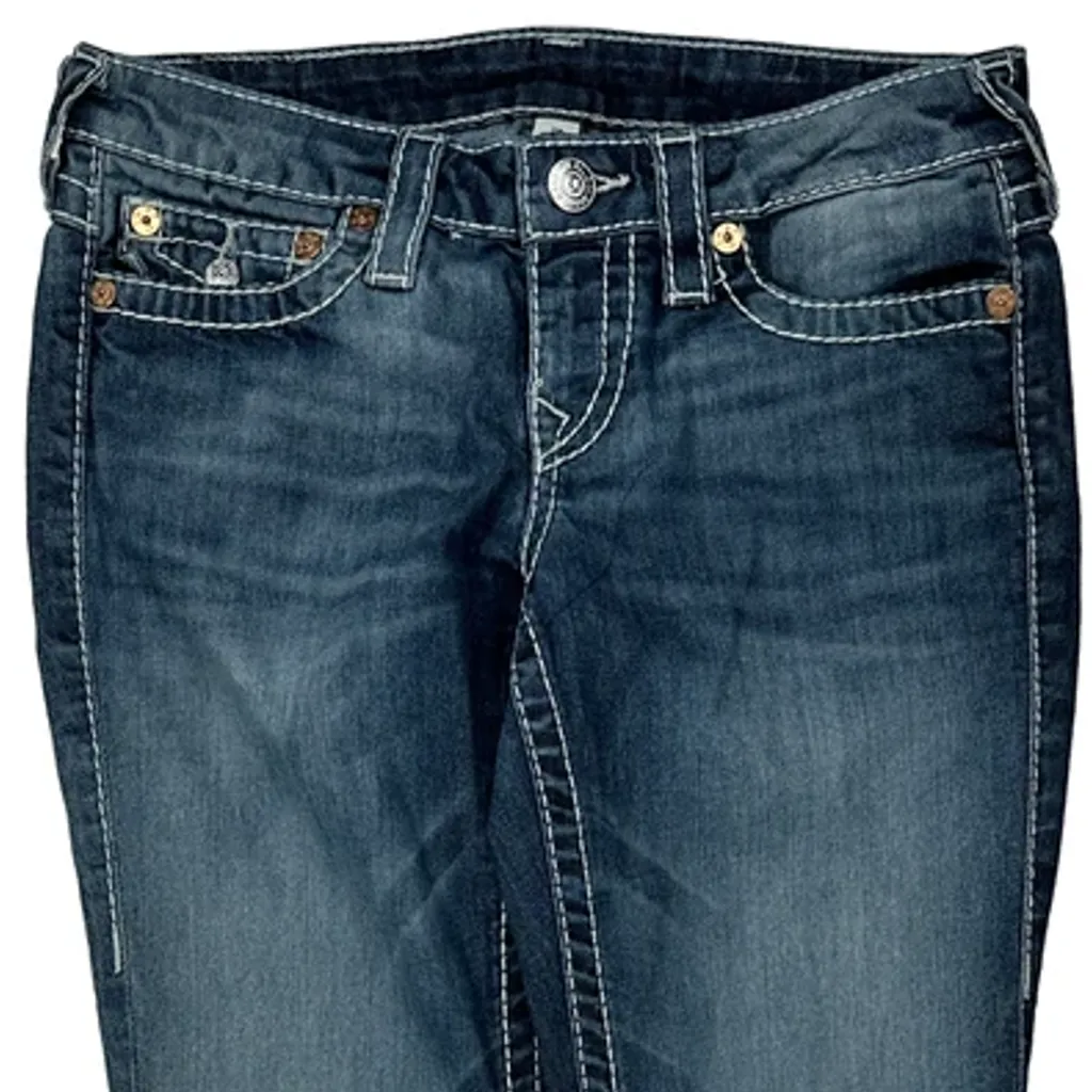 True Religion Skinny Jeans - 28W US 2 Dark Wash Denim - Image 8