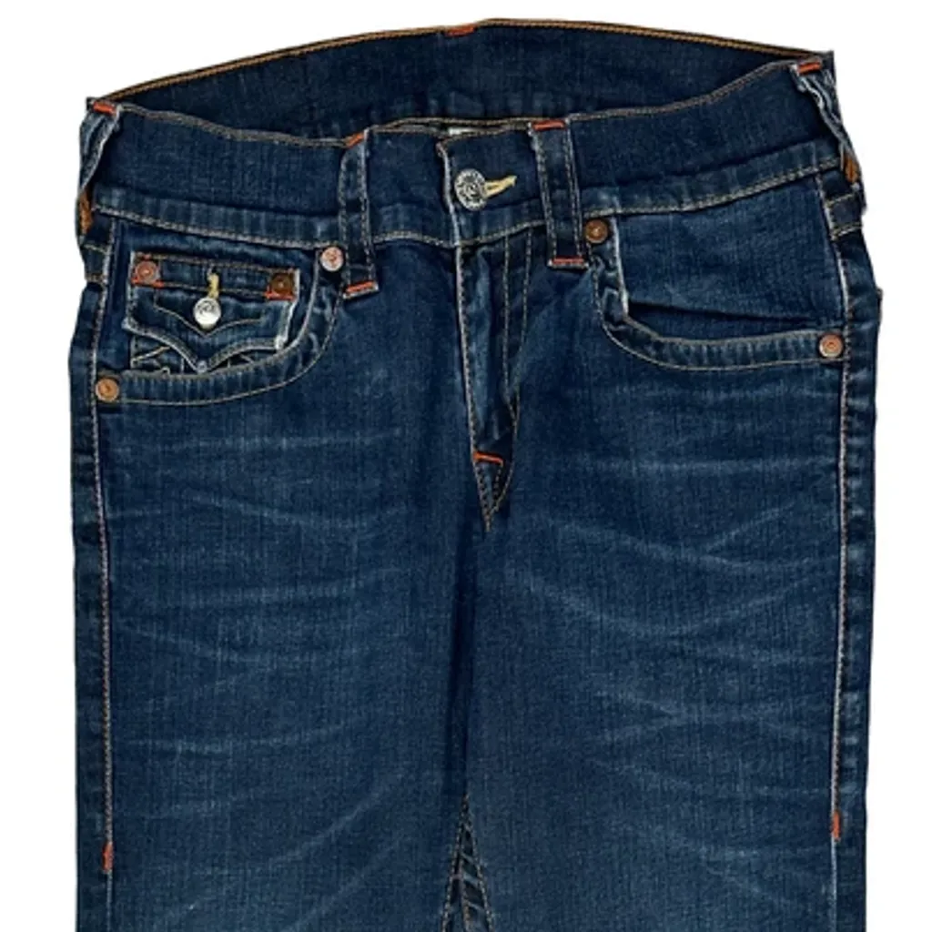 True Religion Contrast Stitch Jeans - 29W UK 8 Dark Wash Denim - Image 10
