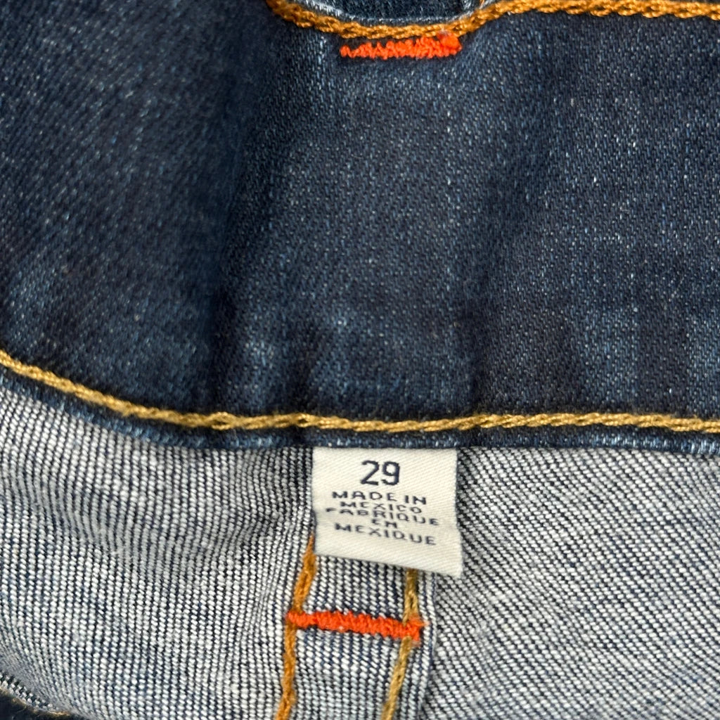 True Religion Contrast Stitch Jeans - 29W UK 8 Dark Wash Denim - Image 6