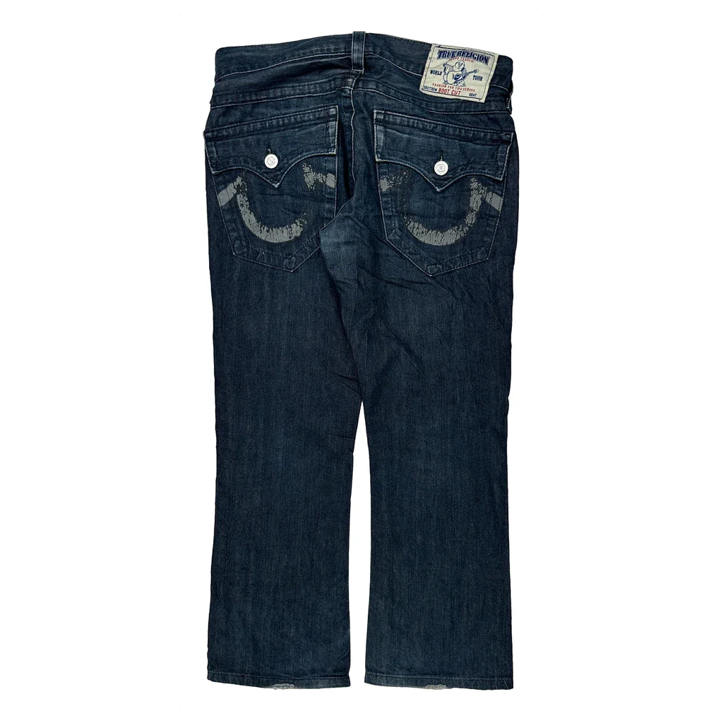 True Religion Boot Cut Jeans - 30W US 6 Dark Wash Denim