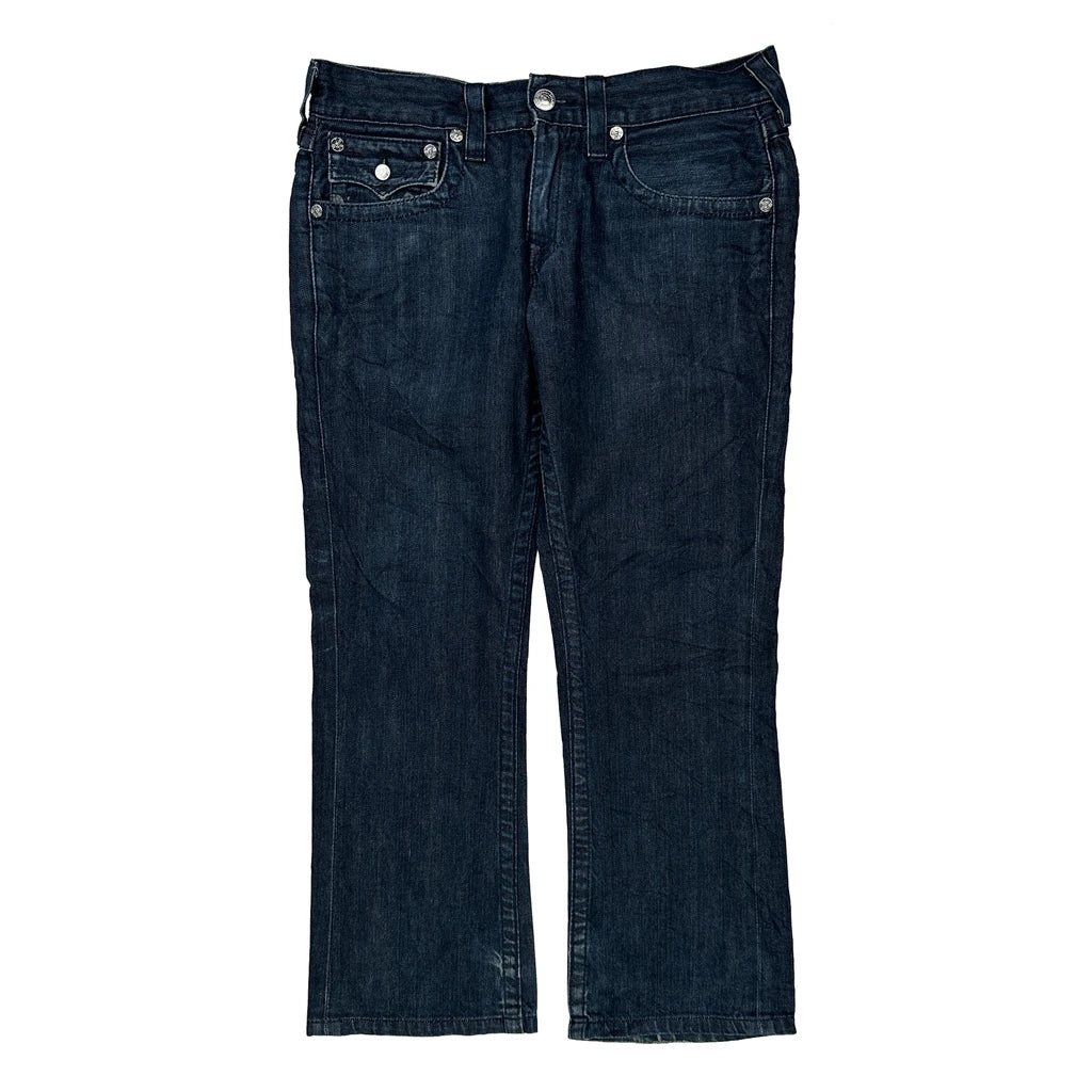 True Religion Boot Cut Jeans - 30W US 6 Dark Wash Denim - Image 2