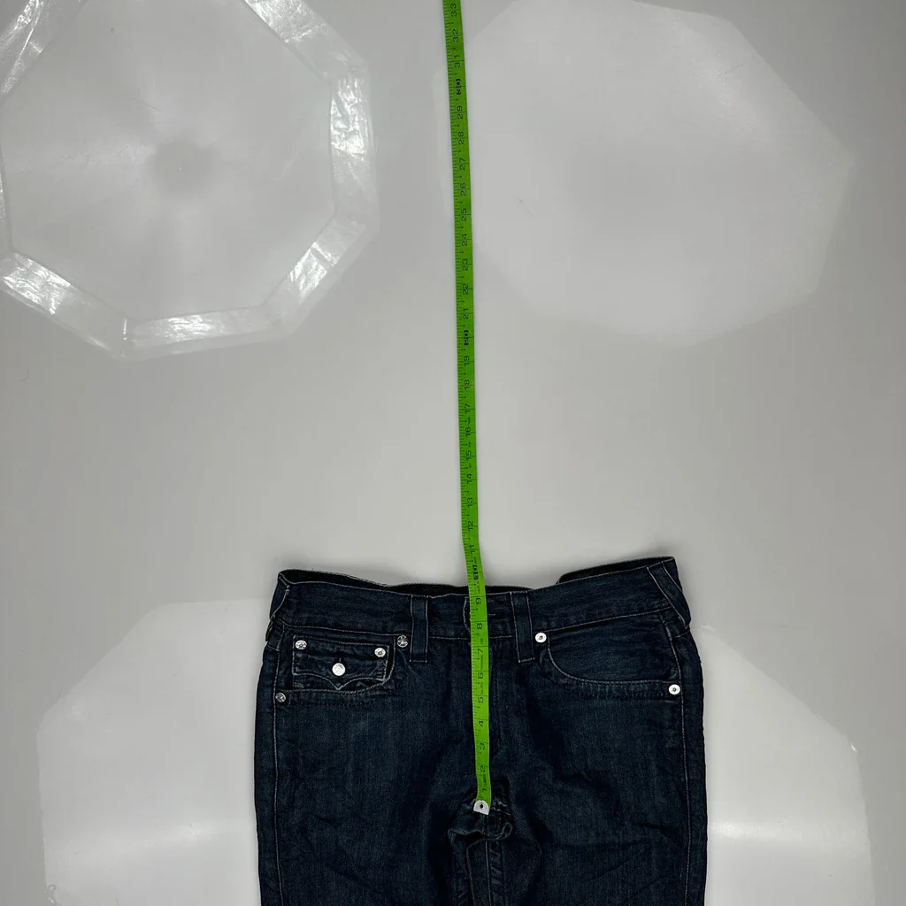 True Religion Boot Cut Jeans - 30W US 6 Dark Wash Denim - Image 4