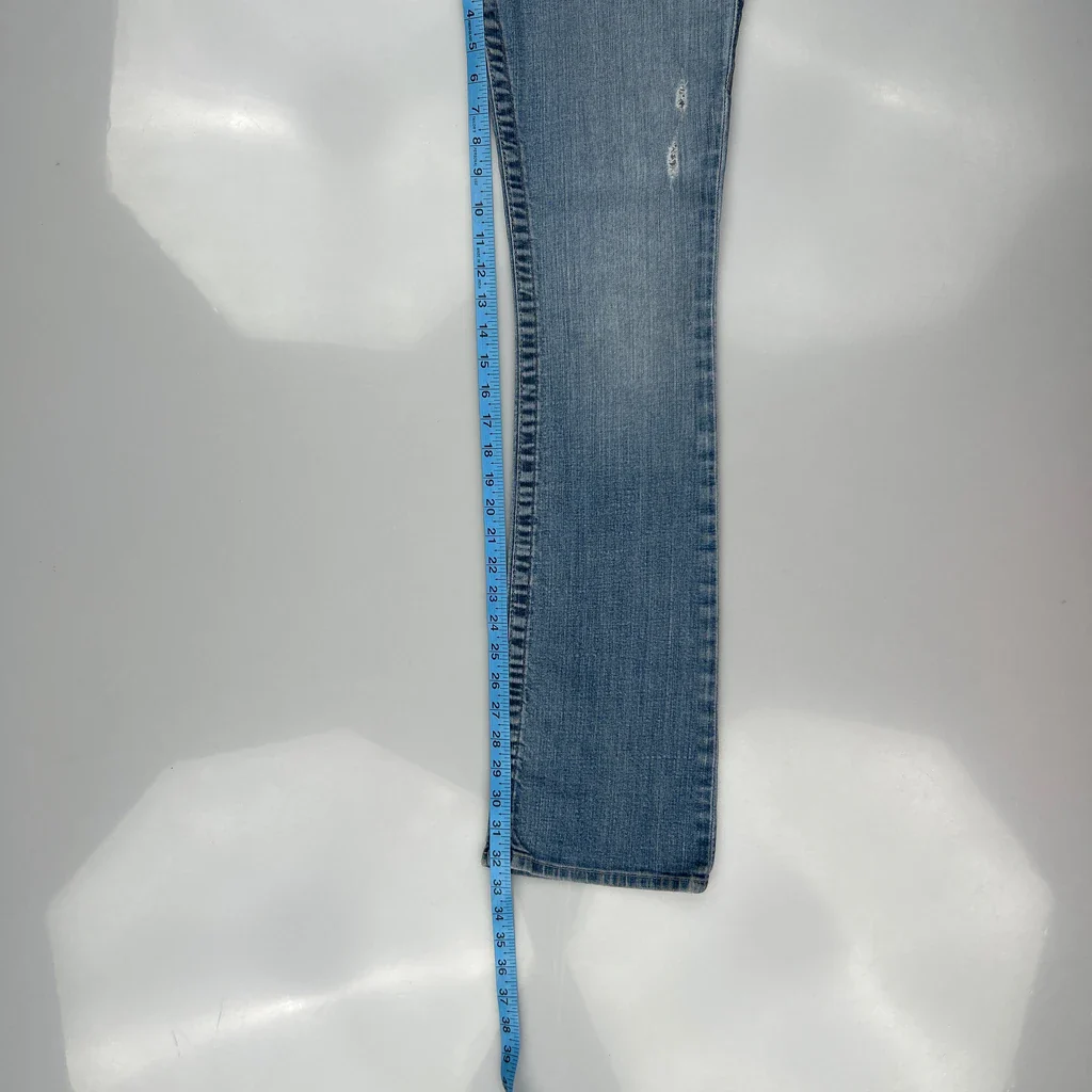 True Religion Boot Cut Jeans - 26W UK 4 Light Wash Denim - Image 5