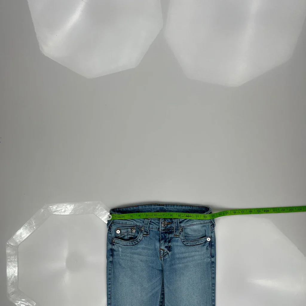 True Religion Boot Cut Jeans - 26W UK 4 Light Wash Denim - Image 3