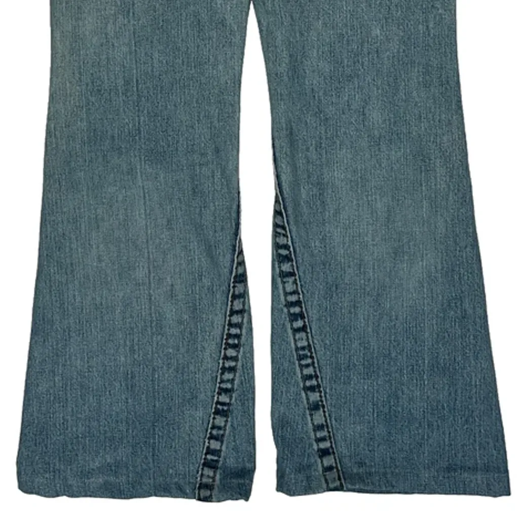 True Religion Boot Cut Jeans - 28W UK 6 Light Wash Denim - Image 8
