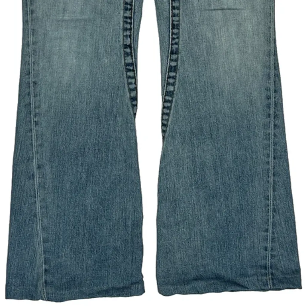 True Religion Boot Cut Jeans - 28W UK 6 Light Wash Denim - Image 9