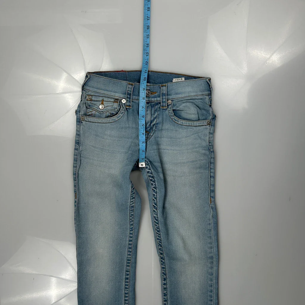 True Religion Skinny Jeans - 28W UK 6 Light Wash Denim - Image 4