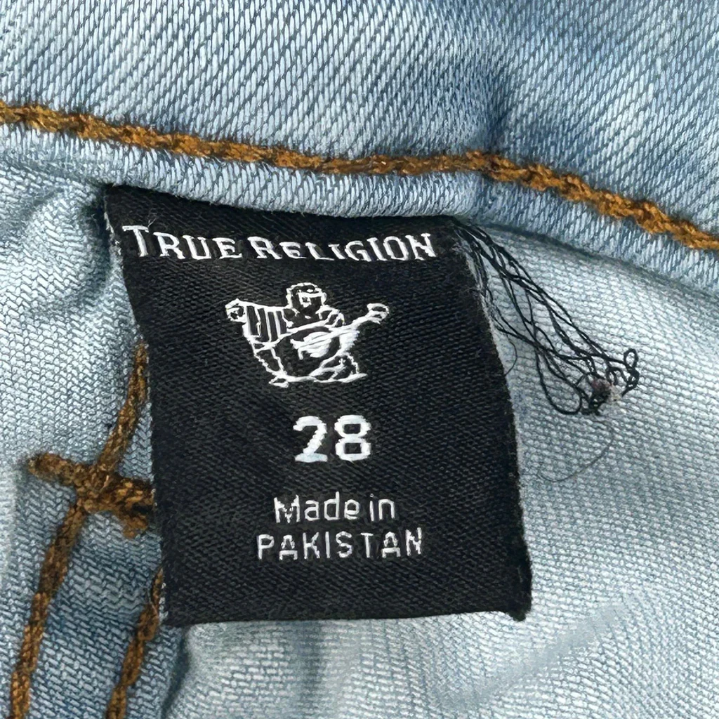 True Religion Jeans - 28W UK 8 Light Wash Cotton - Image 6