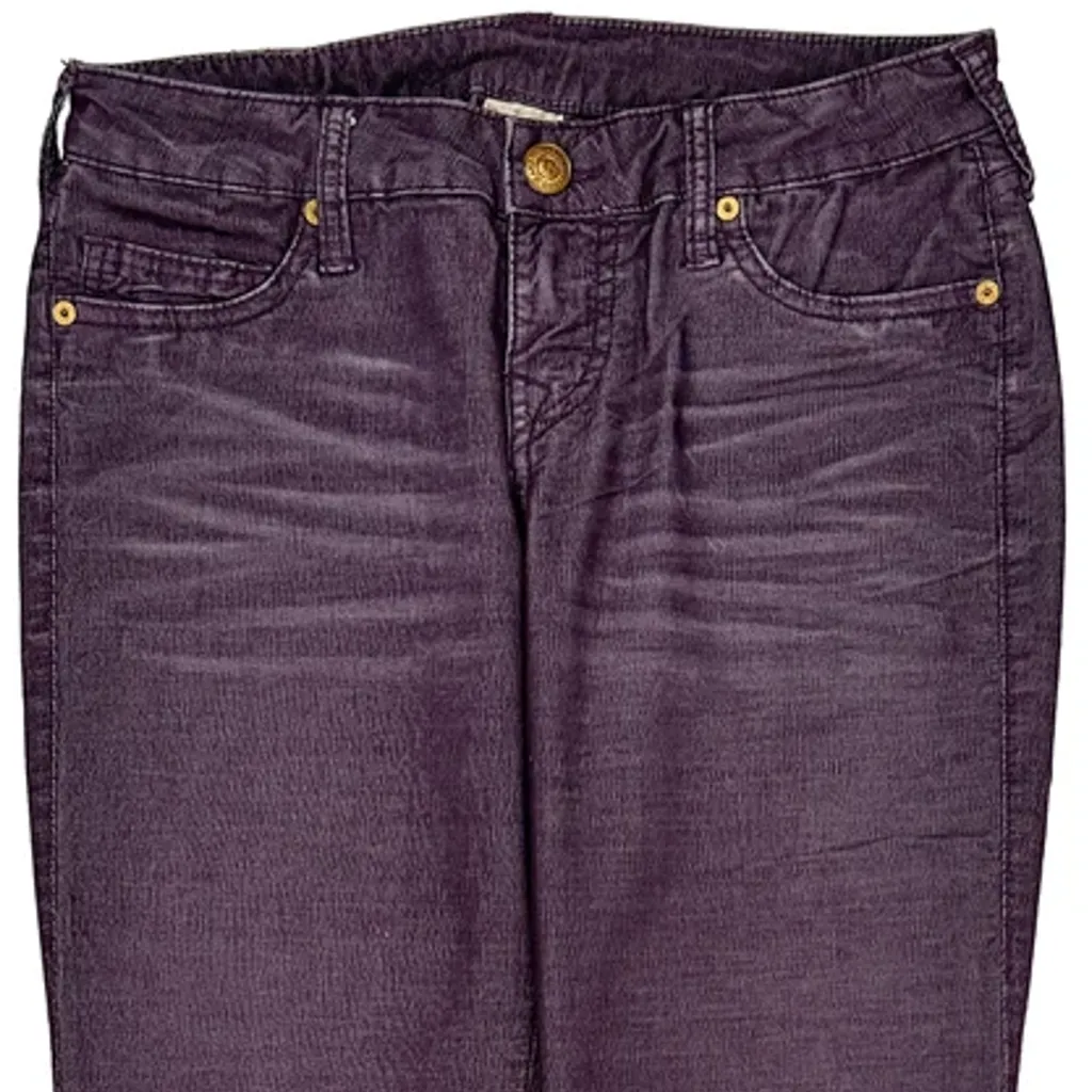 True Religion Skinny Jeans - 31W UK 12 Purple Cotton - Image 11