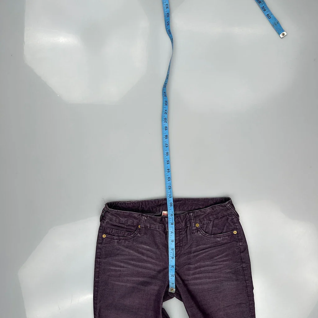 True Religion Skinny Jeans - 31W UK 12 Purple Cotton - Image 4