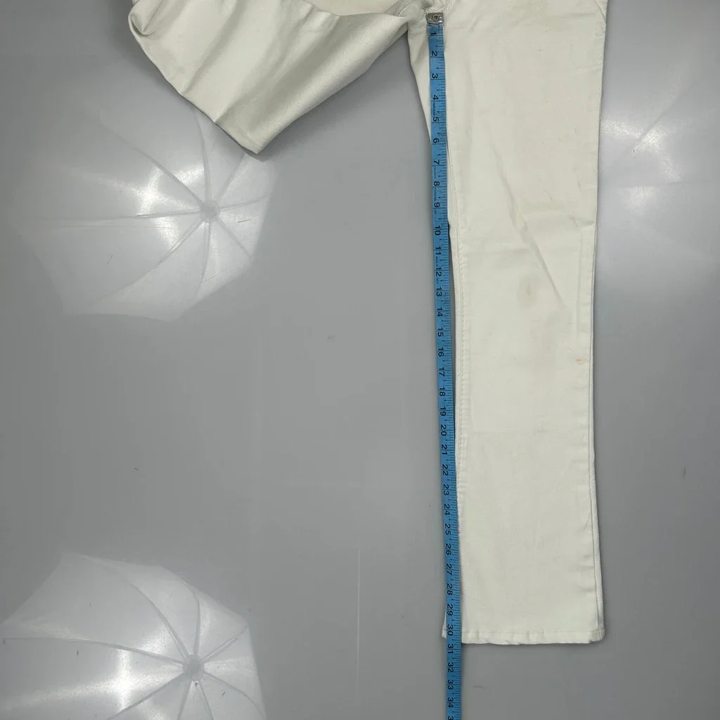 True Religion Boot Cut Jeans - 26W UK 6 White Cotton - Image 5