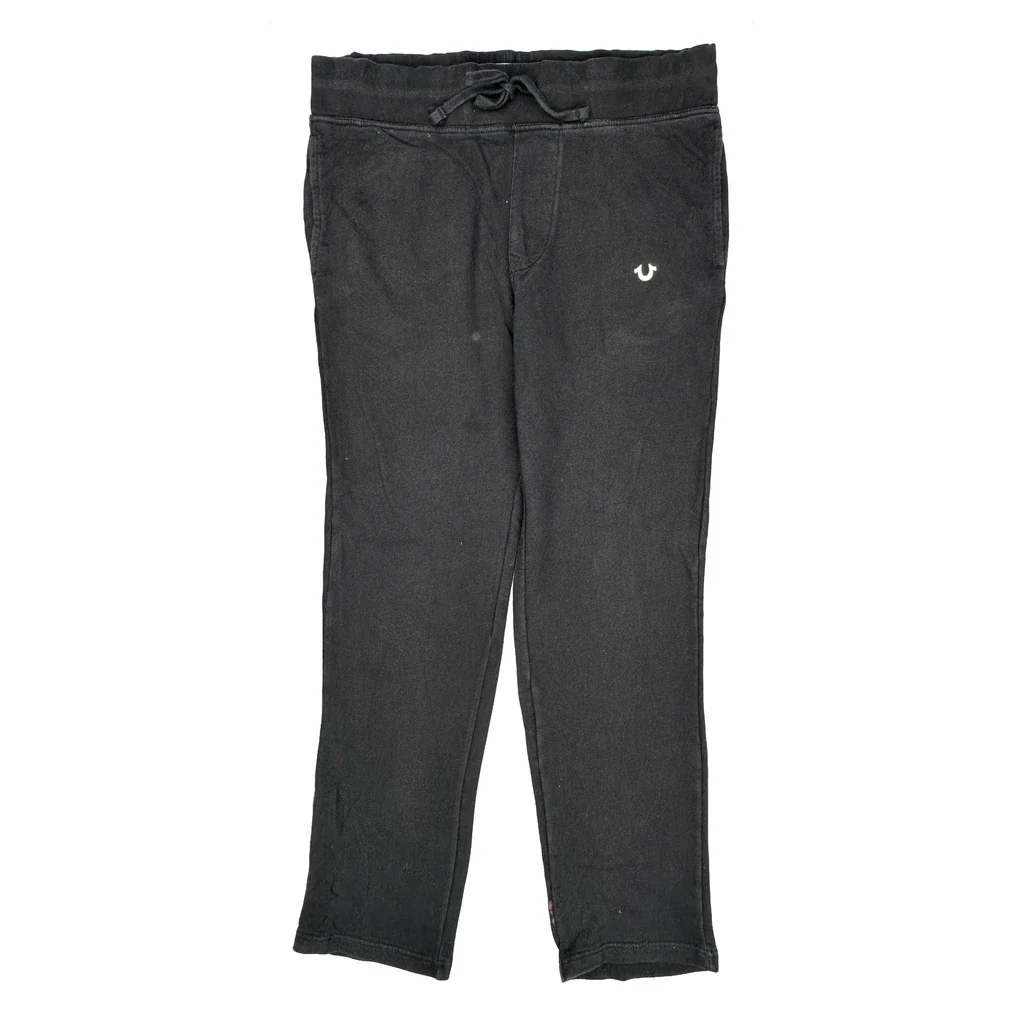 True Religion Joggers - Medium Black Cotton - Image 2