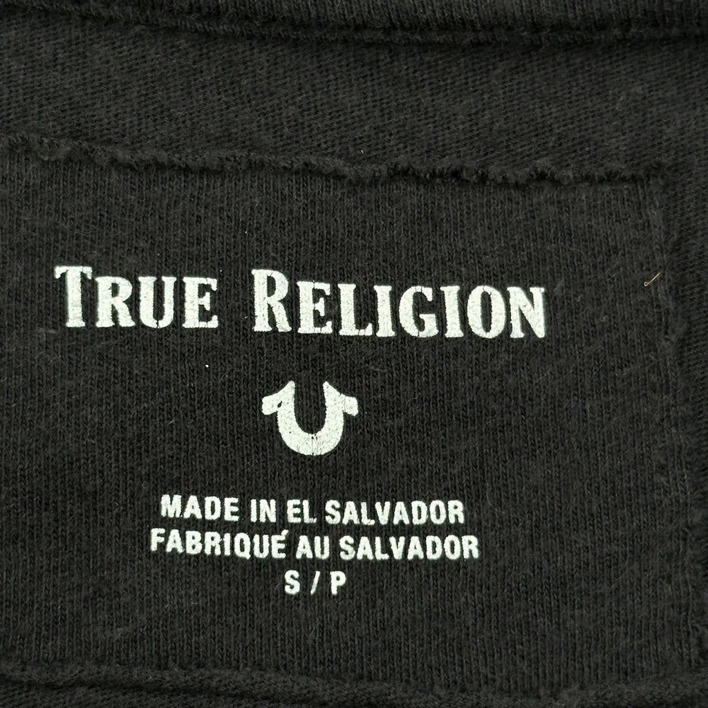 True Religion Graphic T-Shirt - Small Black Cotton - Image 3