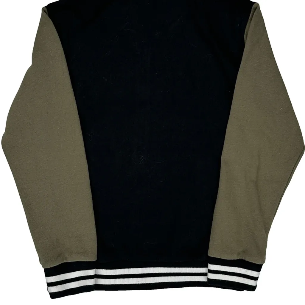 True Religion Varsity Jacket - Large Black Cotton - Image 7