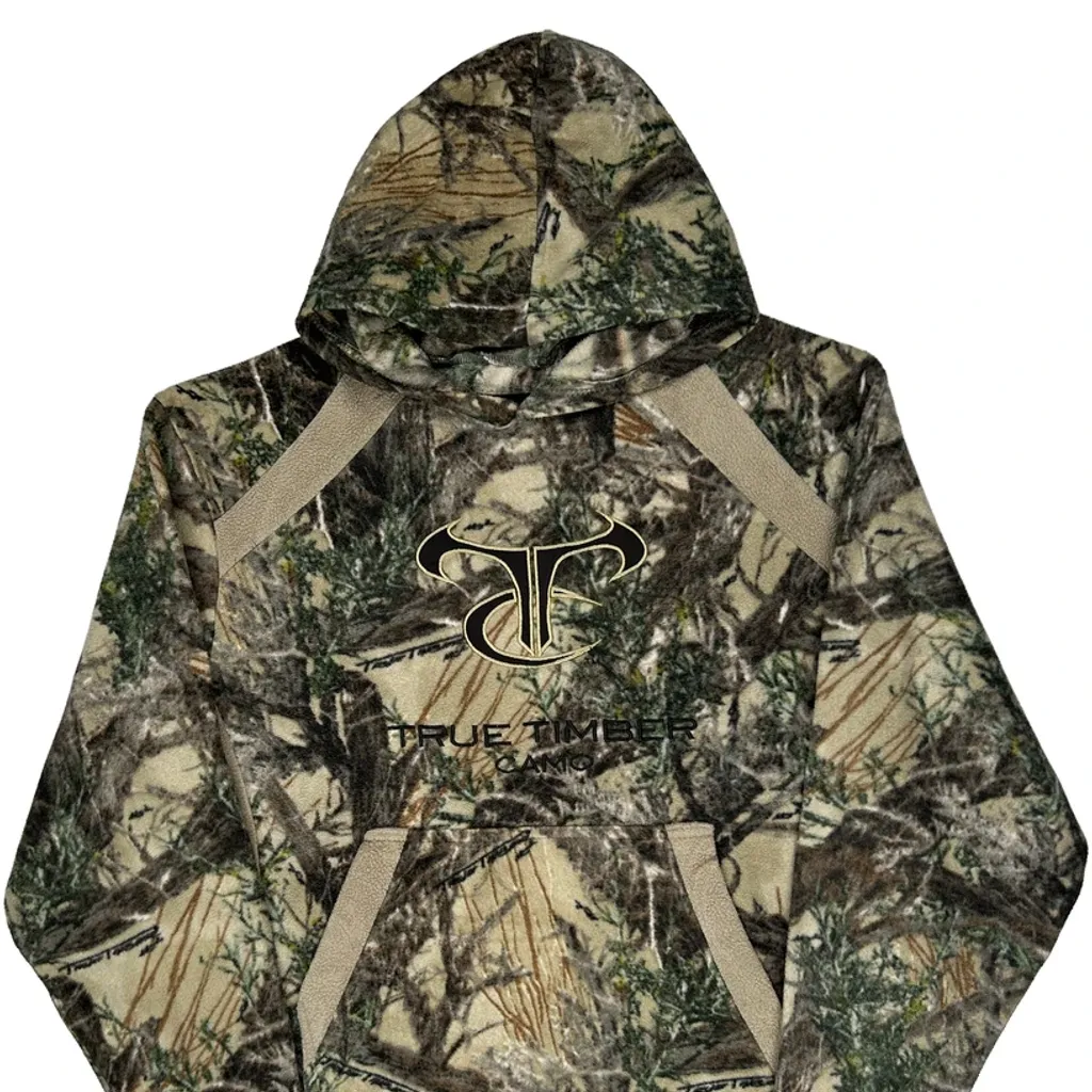 True Timber Camo Fleece - Large Green Polyester - Image 5