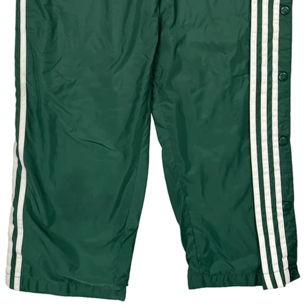 True To The Athlete Adidas Striped Track Pants - XL White Cotton - Image 4
