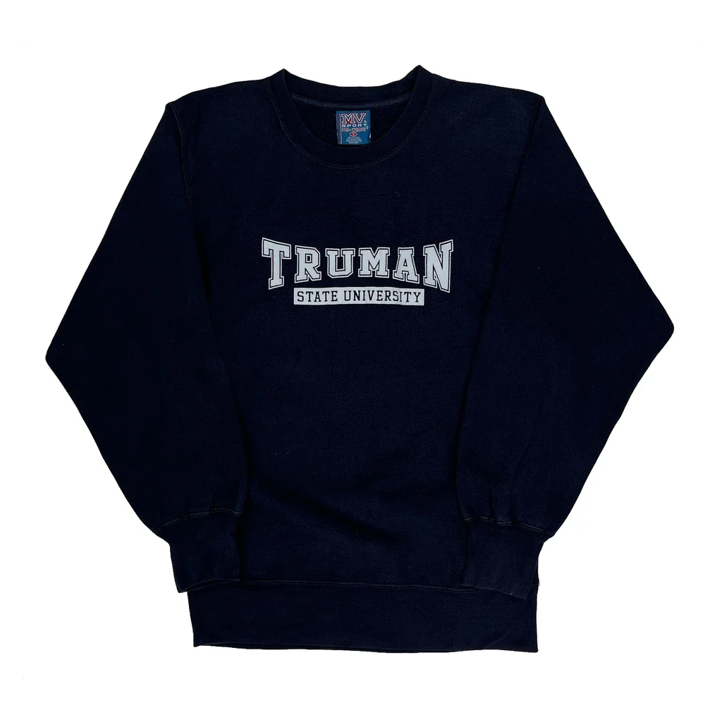 Truman State University Mv Sport Pro Weave Sweatshirt - Small Navy Cotton Blend