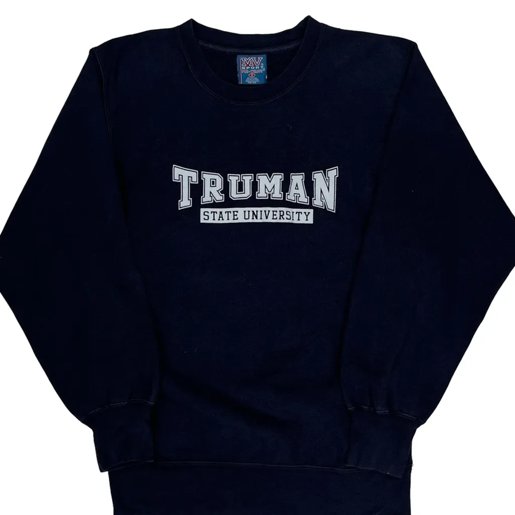 Truman State University Mv Sport Pro Weave Sweatshirt - Small Navy Cotton Blend - Image 4