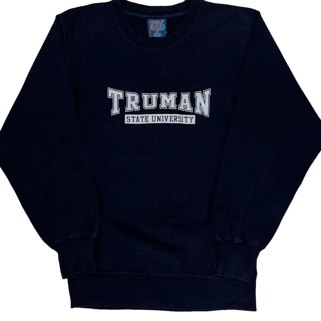 Truman State University Mv Sport Pro Weave Sweatshirt - Small Navy Cotton Blend - Image 5