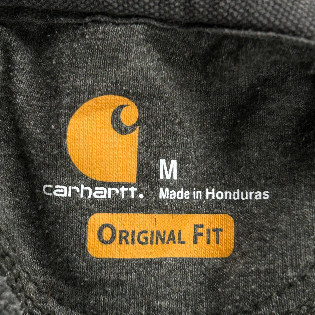 Turpin Pools Carhartt Hoodie - Medium Grey Cotton - Image 3