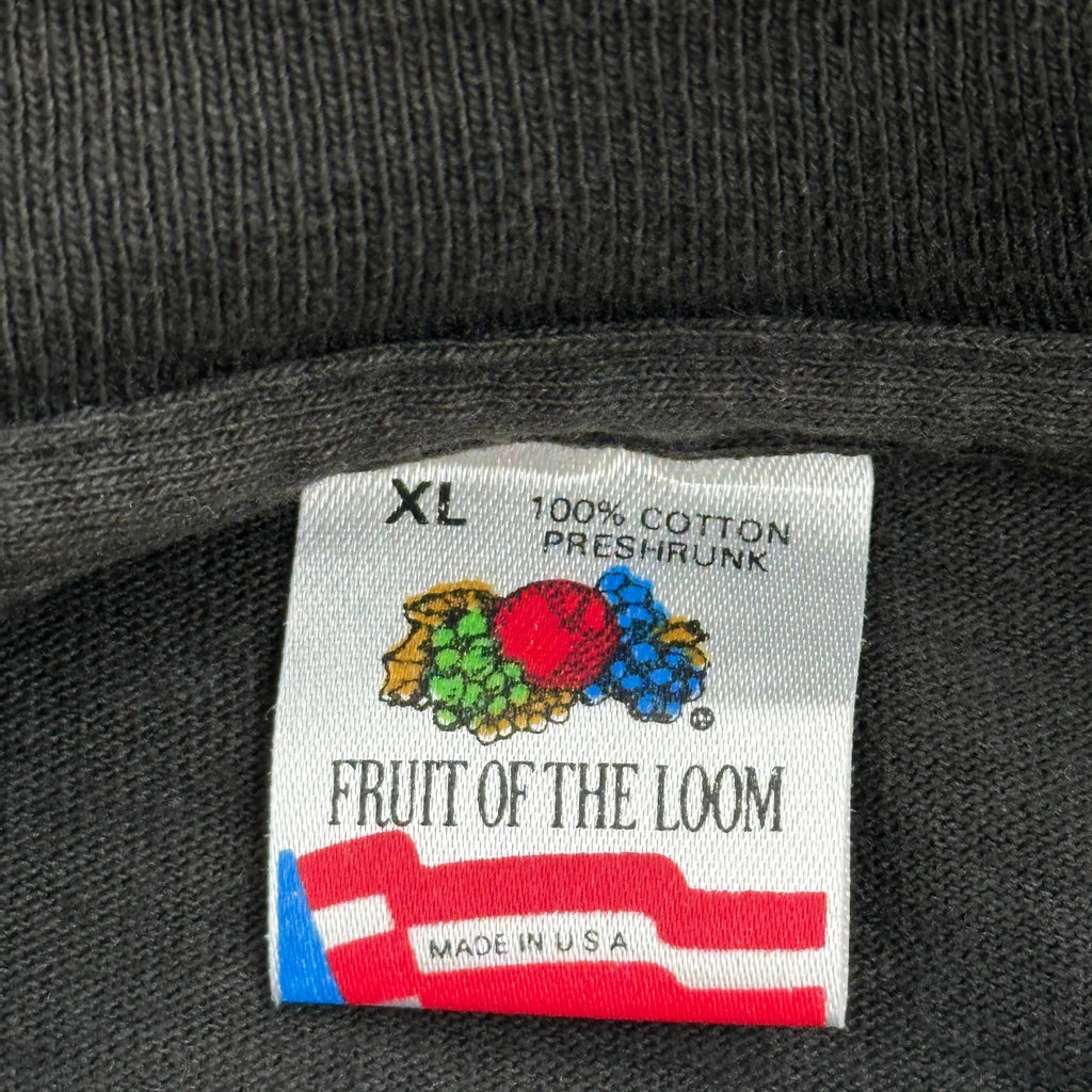Tuxedo Print Fruit Of The Loom Single Stitch Vest - XL Black Cotton - Image 3