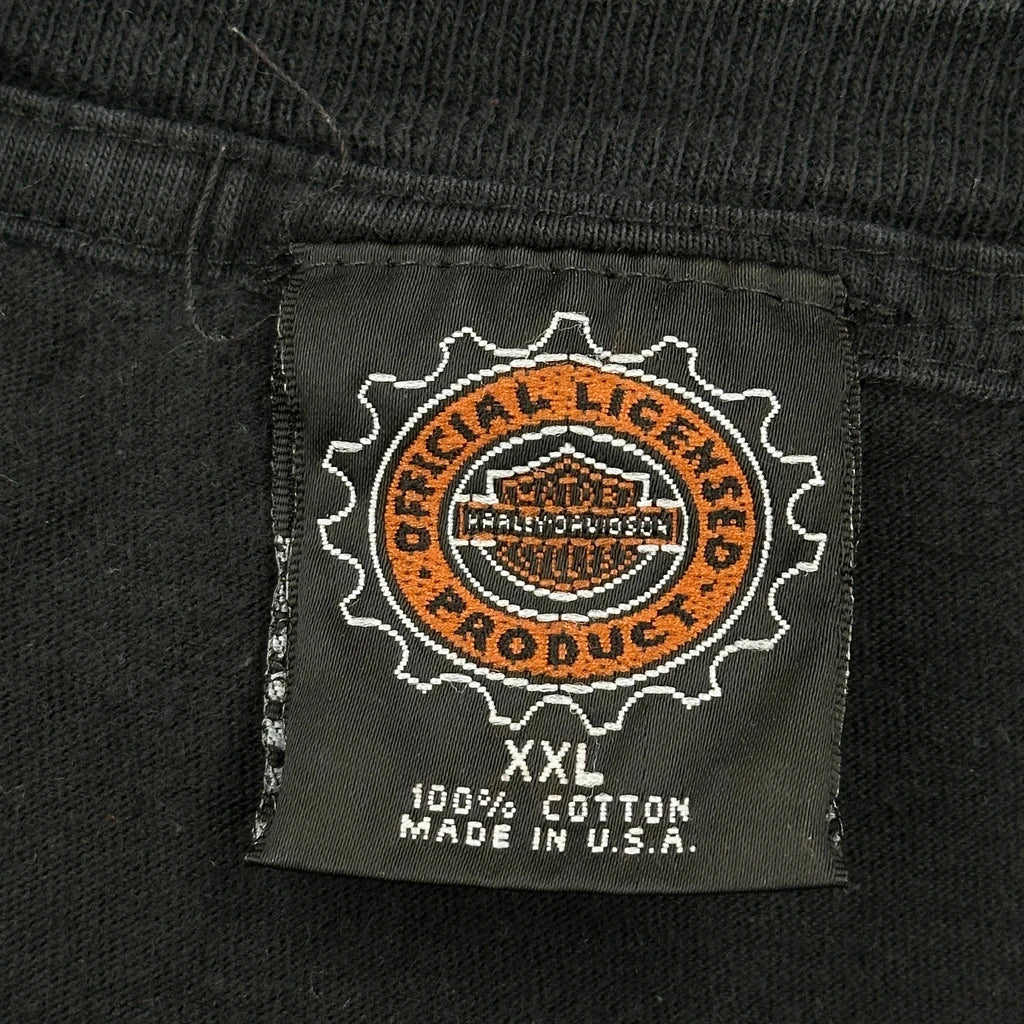 Twins Have More Fun Harley Davidson Graphic T-Shirt - 2XL Black Cotton - Image 3