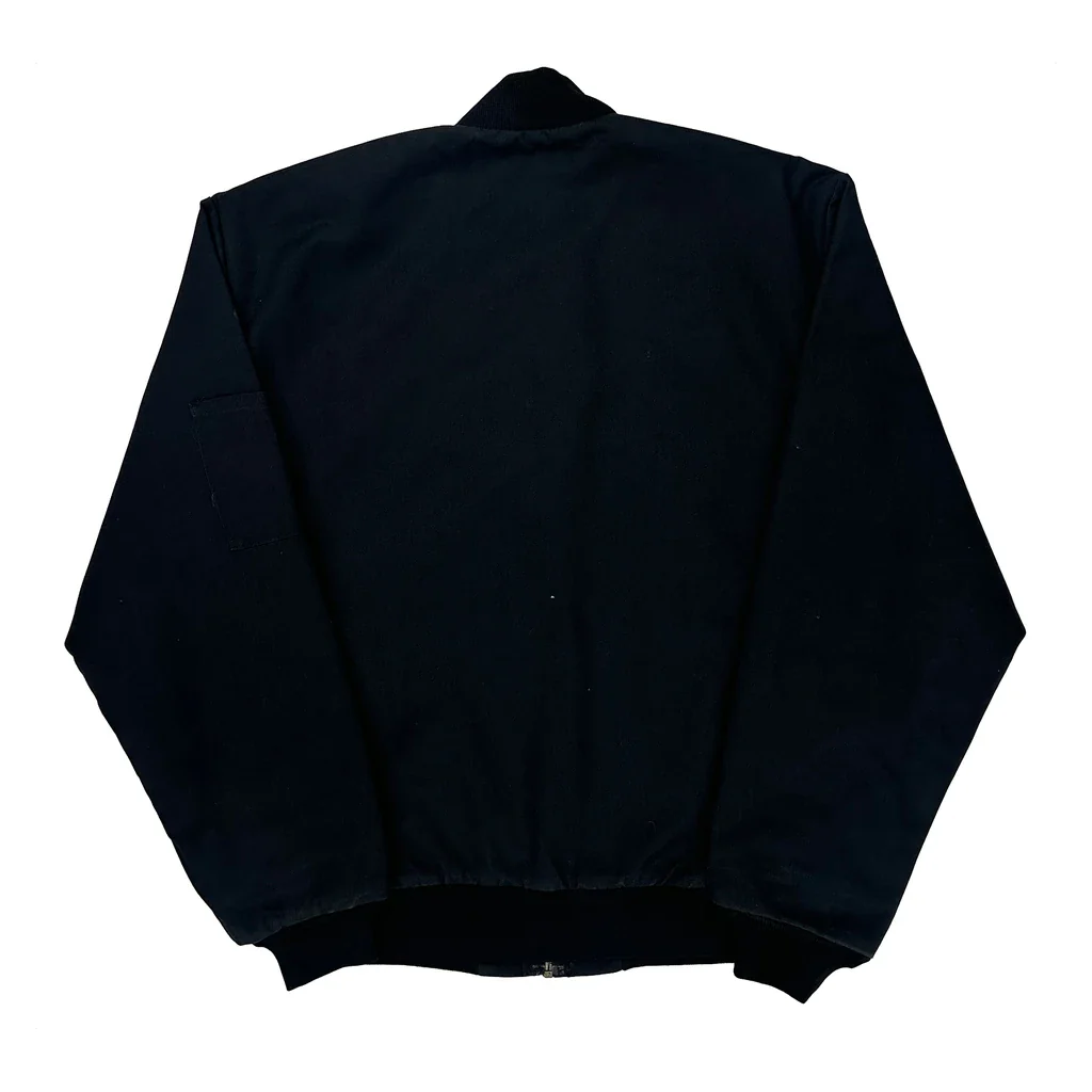 Two Men And A Truck Logo Carhartt Bomber Jacket - Medium Black Cotton - Image 2