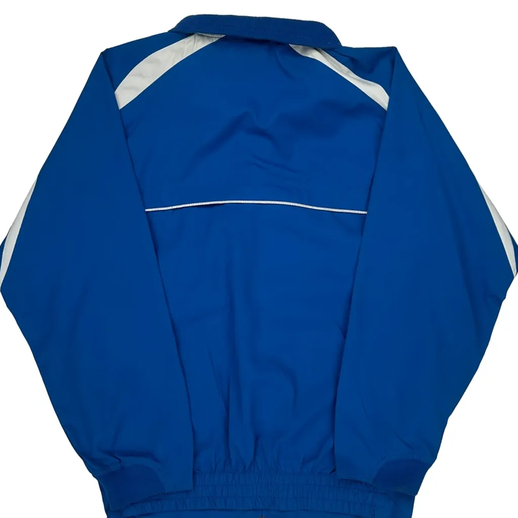 UK Nike College Track Jacket - Medium Blue Polyester - Image 7