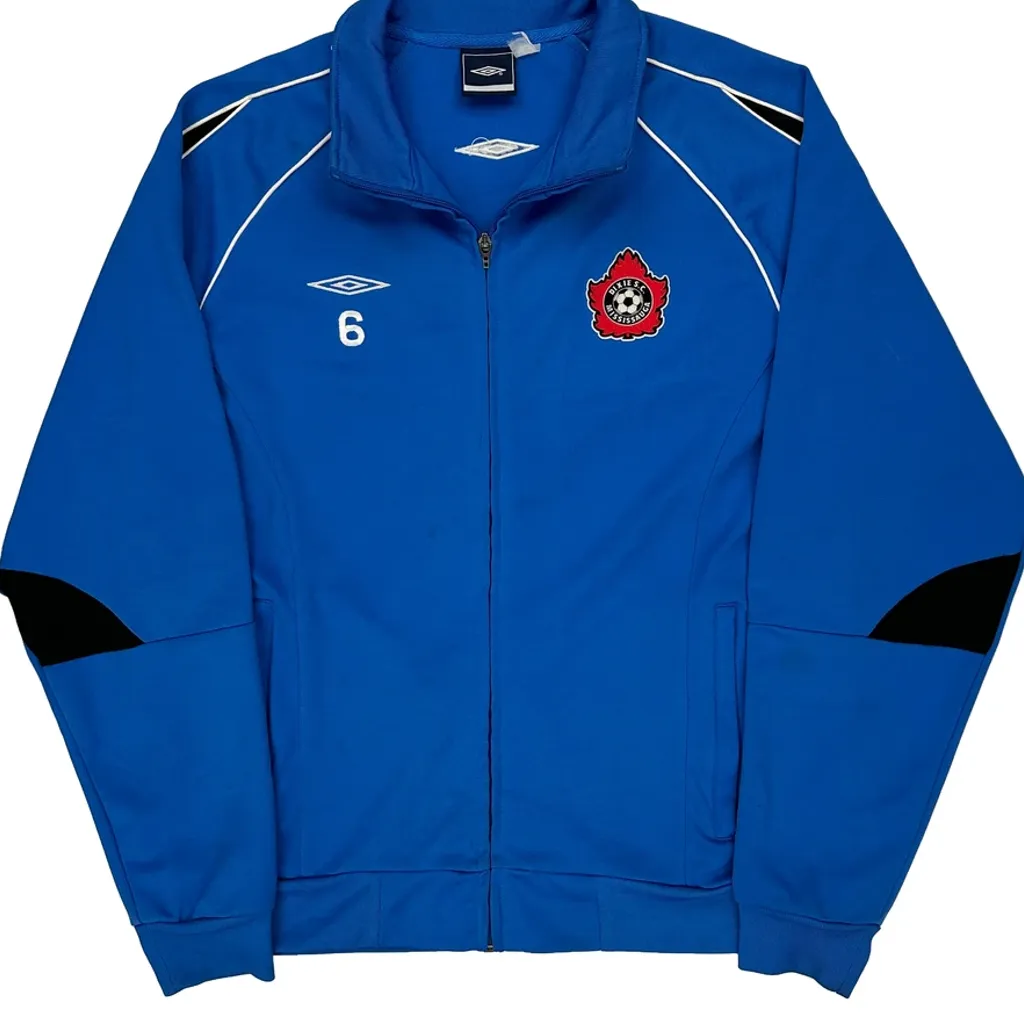 Umbro Track Jacket - Large Blue Polyester - Image 5