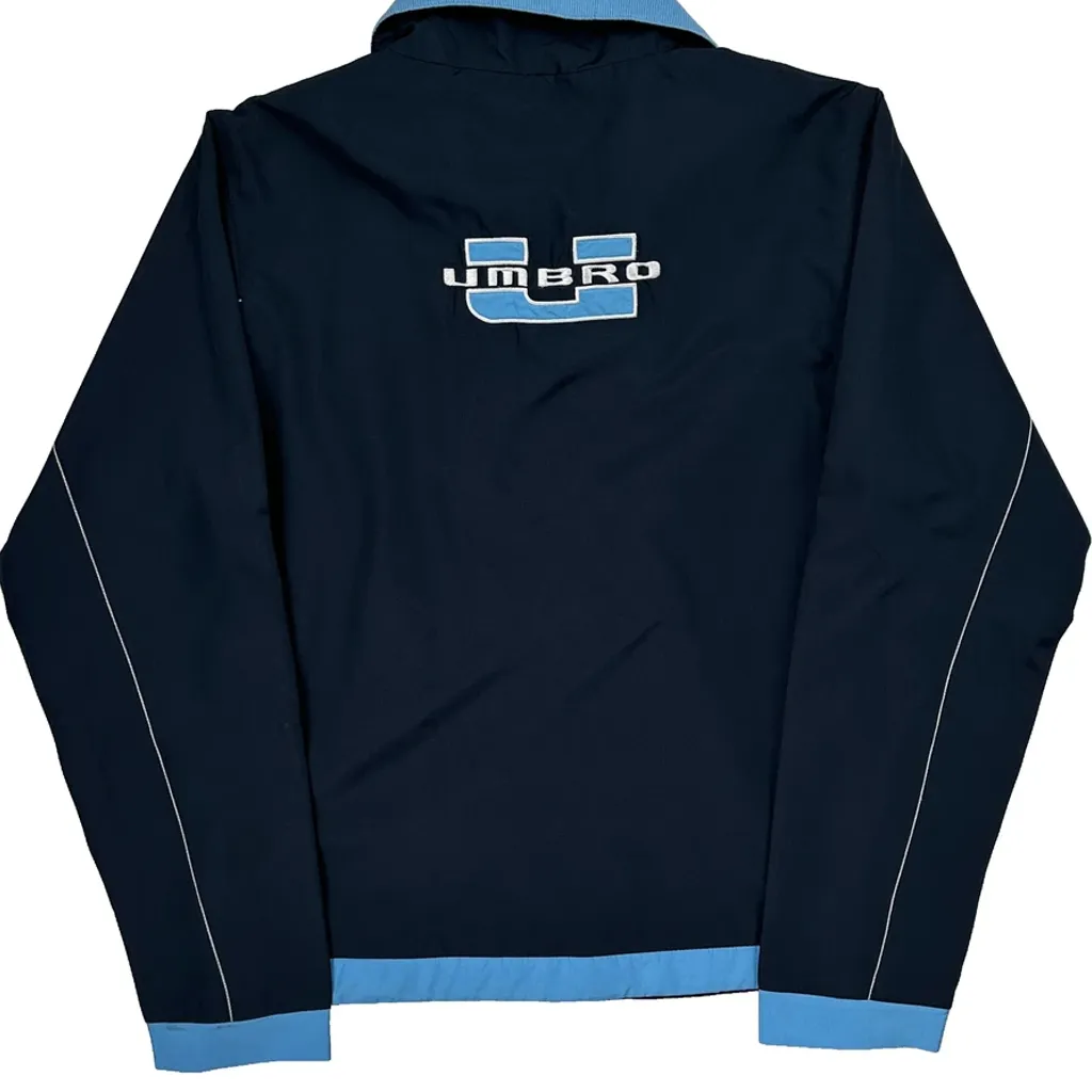 Umbro Track Jacket - Medium Blue Polyester - Image 7