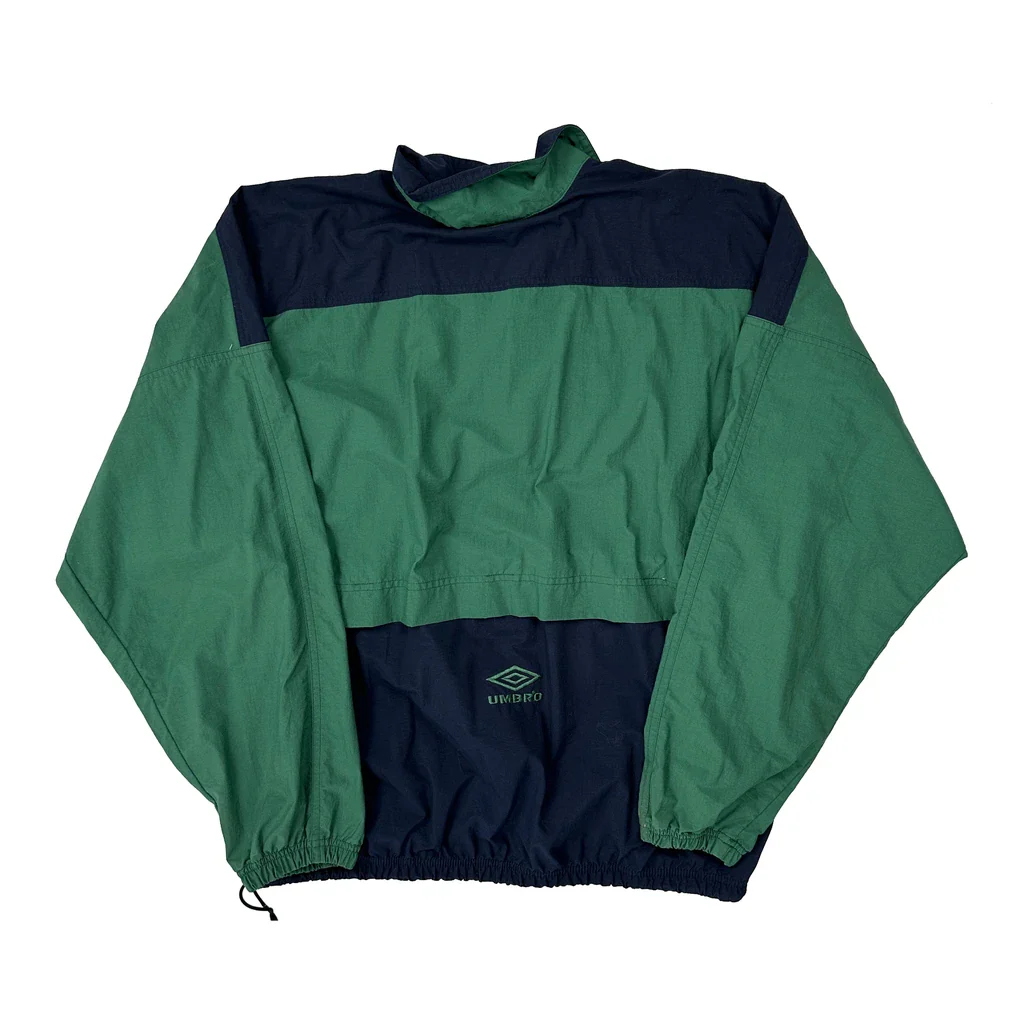 Umbro Windbreaker - Large Green Polyester - Image 2