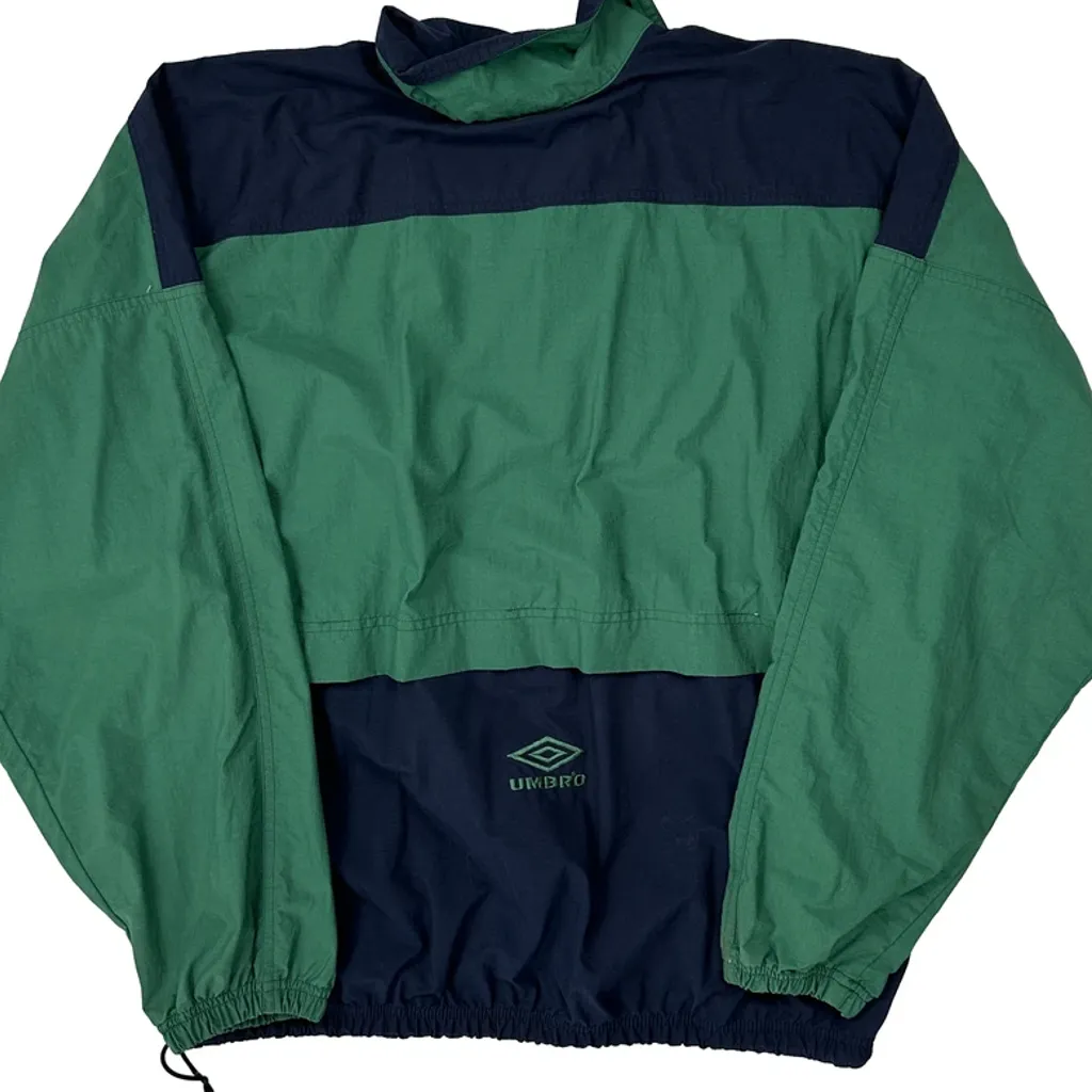 Umbro Windbreaker - Large Green Polyester - Image 6