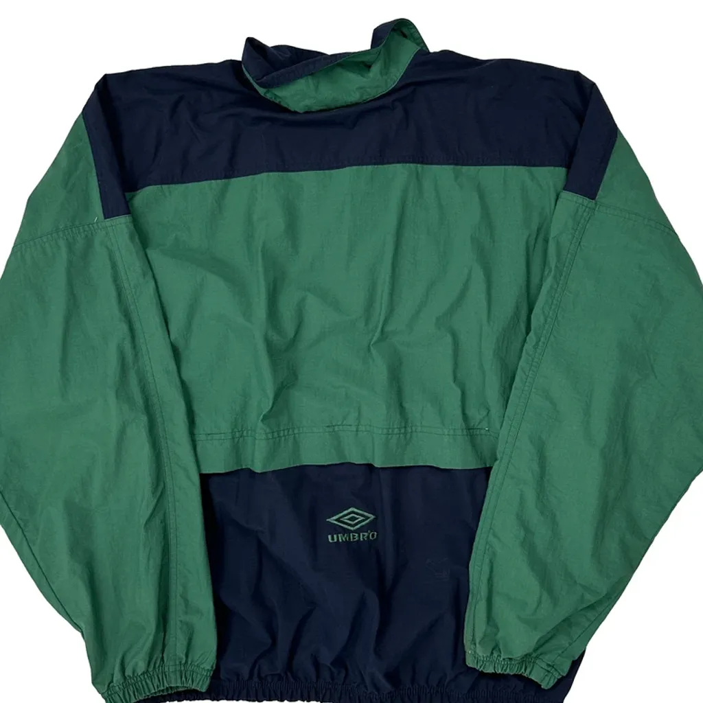 Umbro Windbreaker - Large Green Polyester - Image 7