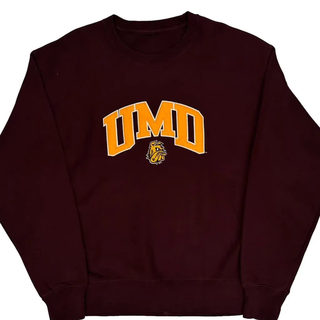 Umd Champion College Sweatshirt - XL Burgundy Cotton Blend - Image 5