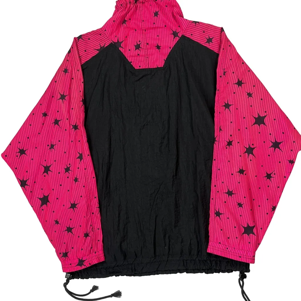 Unbranded Striped Anorak - Small Pink Polyester - Image 6