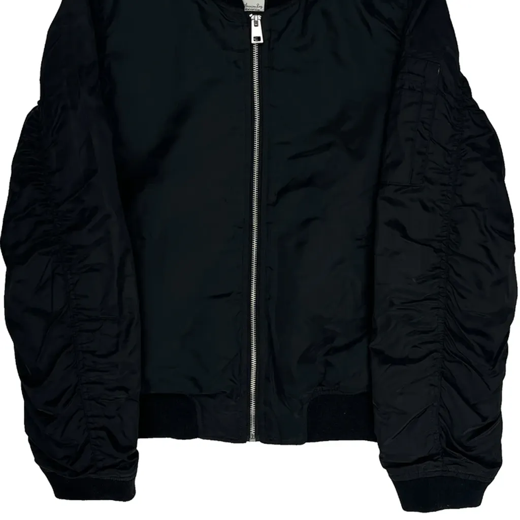 Unbranded Ma1 Bomber Jacket - Large Black Polyester - Image 5