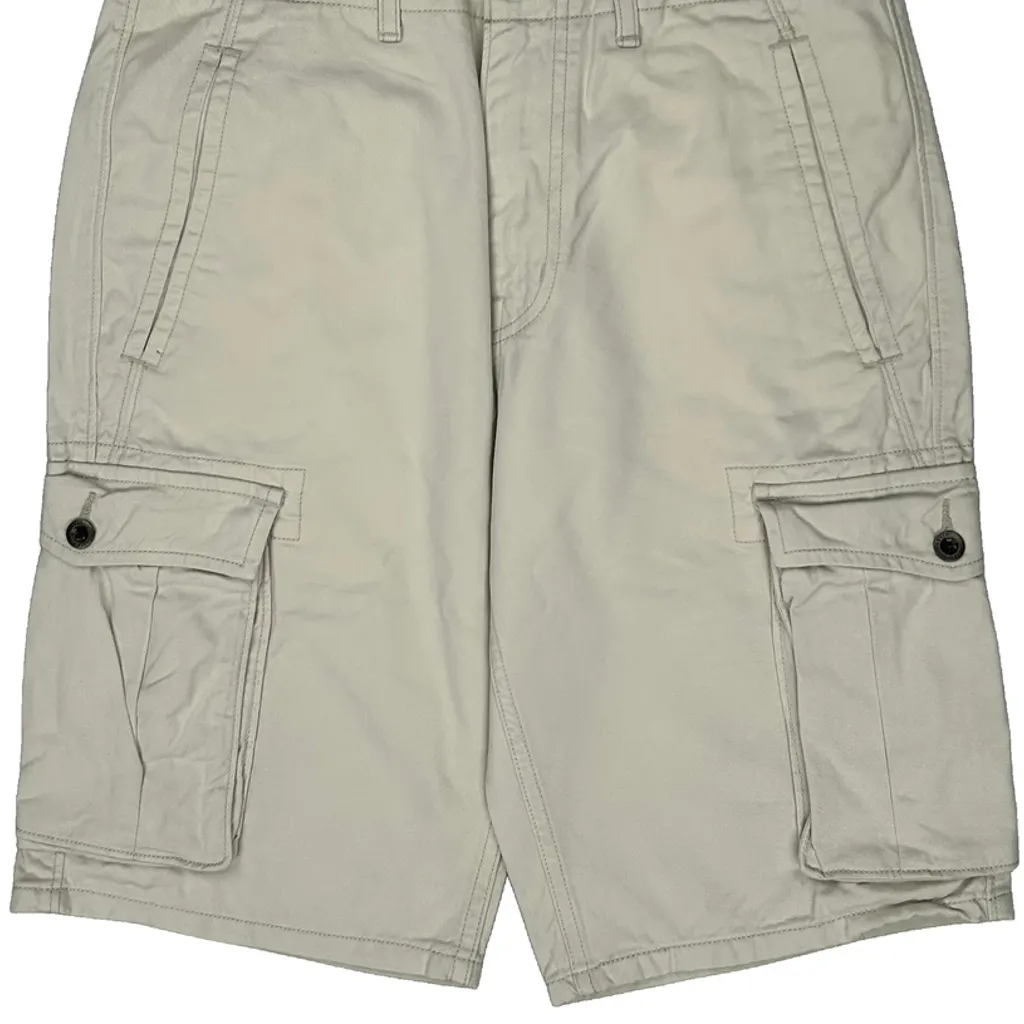 Unbranded Cargo Shorts - 30W 11L Beige Cotton - Image 8