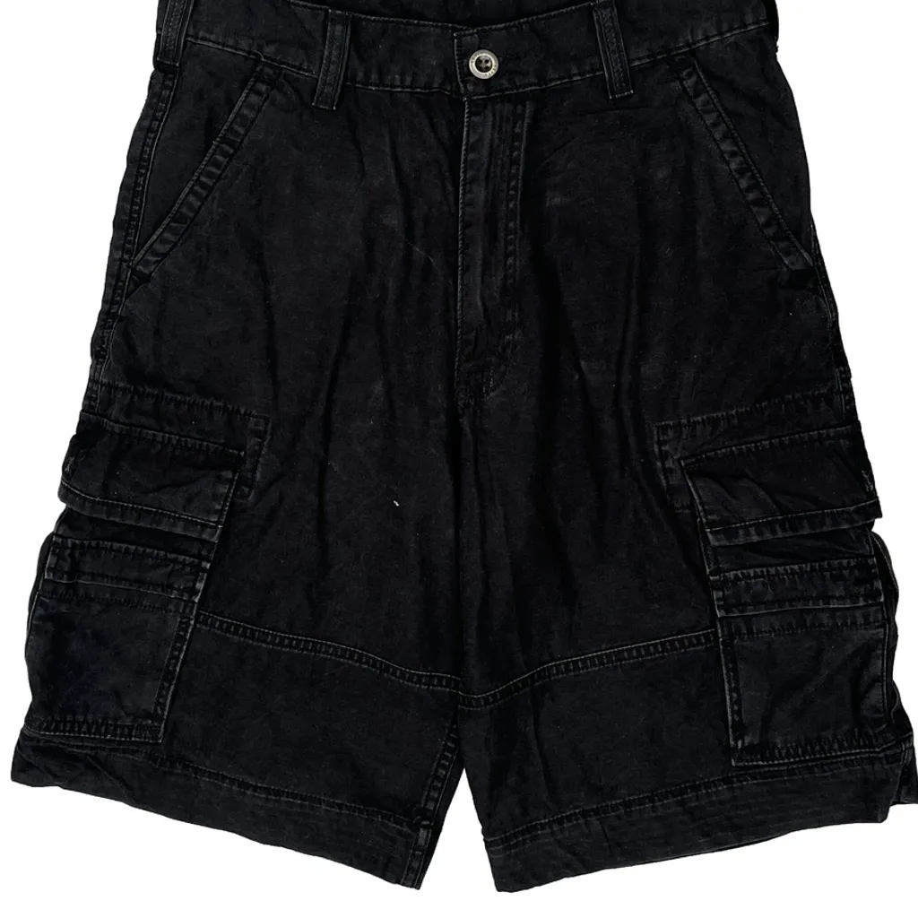 Unbranded Cargo Shorts - 32W 11L Black Cotton - Image 9