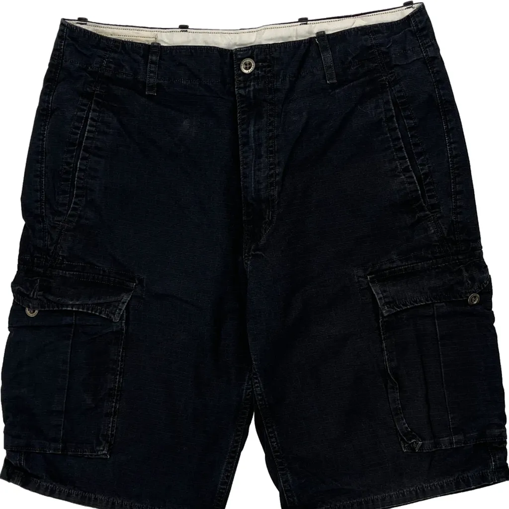 Unbranded Cargo Shorts - 33W 11L Black Cotton - Image 8