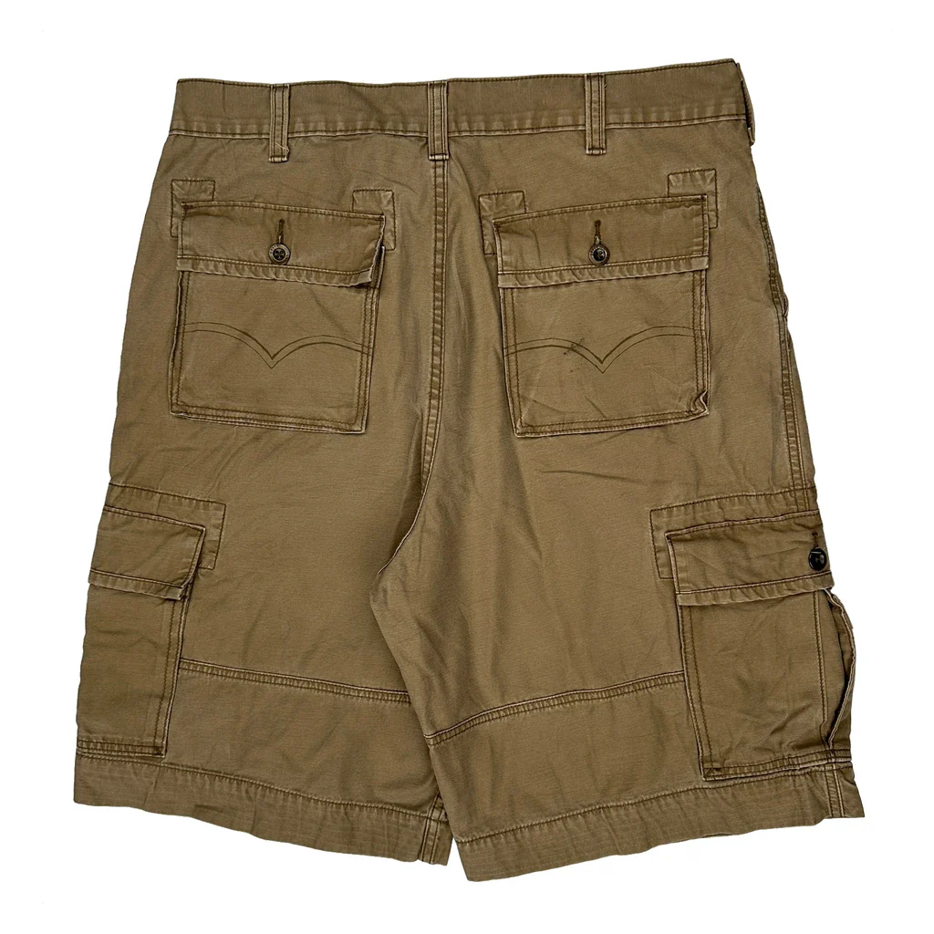Unbranded Cargo Shorts - 38W 11L Brown Cotton
