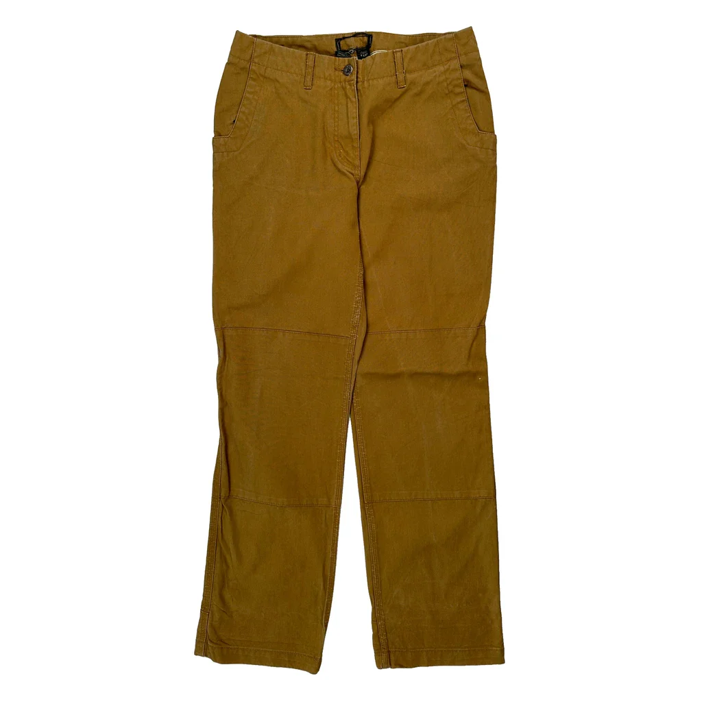 Unbranded Double Knee Cargo Trousers - 30W 33L Brown Cotton - Image 2