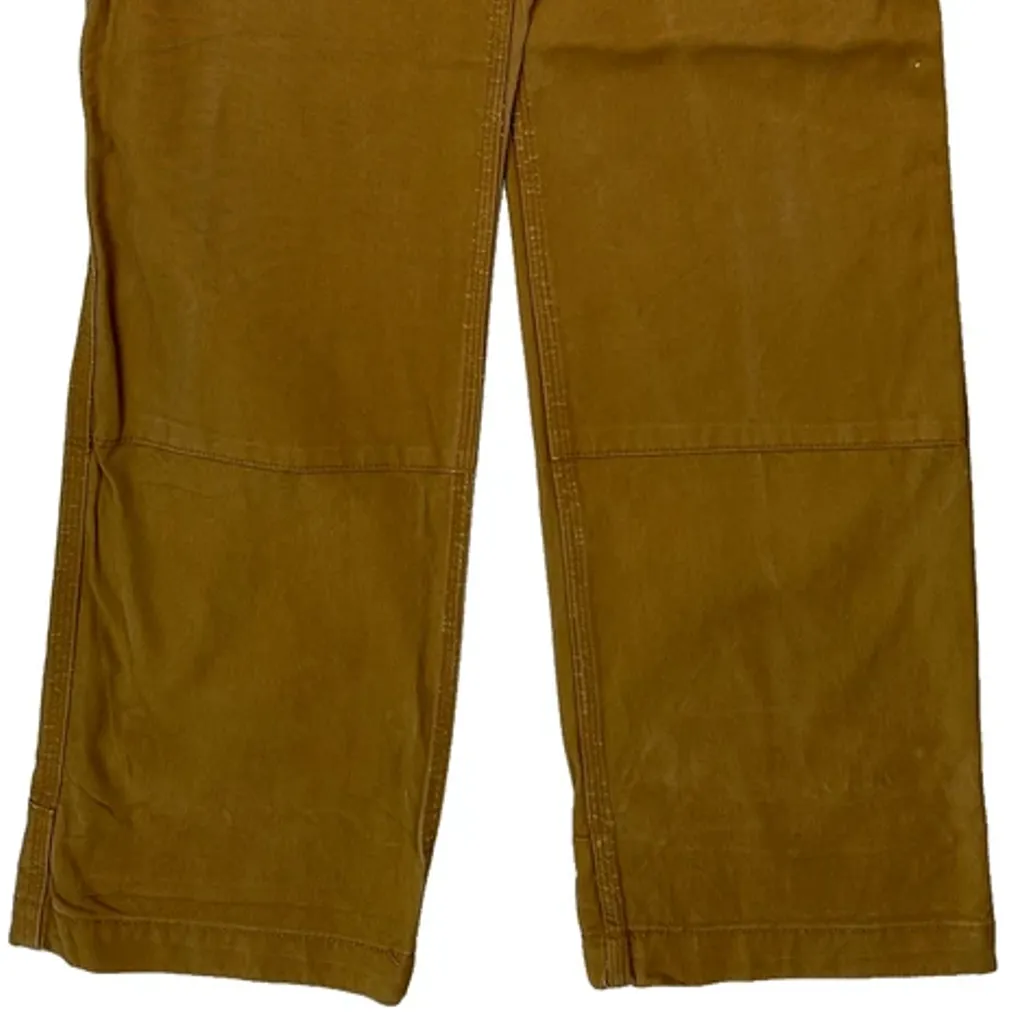 Unbranded Double Knee Cargo Trousers - 30W 33L Brown Cotton - Image 9