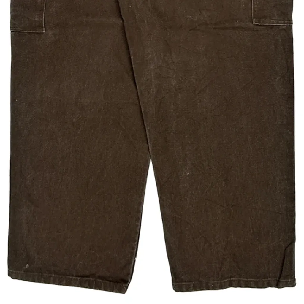 Unbranded Cargo Trousers - 34W 30L Brown Cotton - Image 7