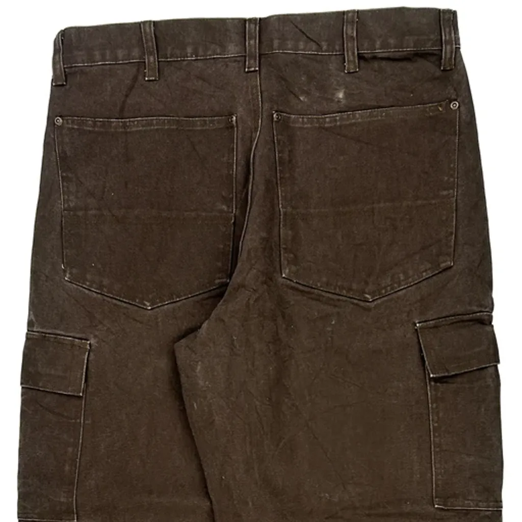 Unbranded Cargo Trousers - 34W 30L Brown Cotton - Image 8
