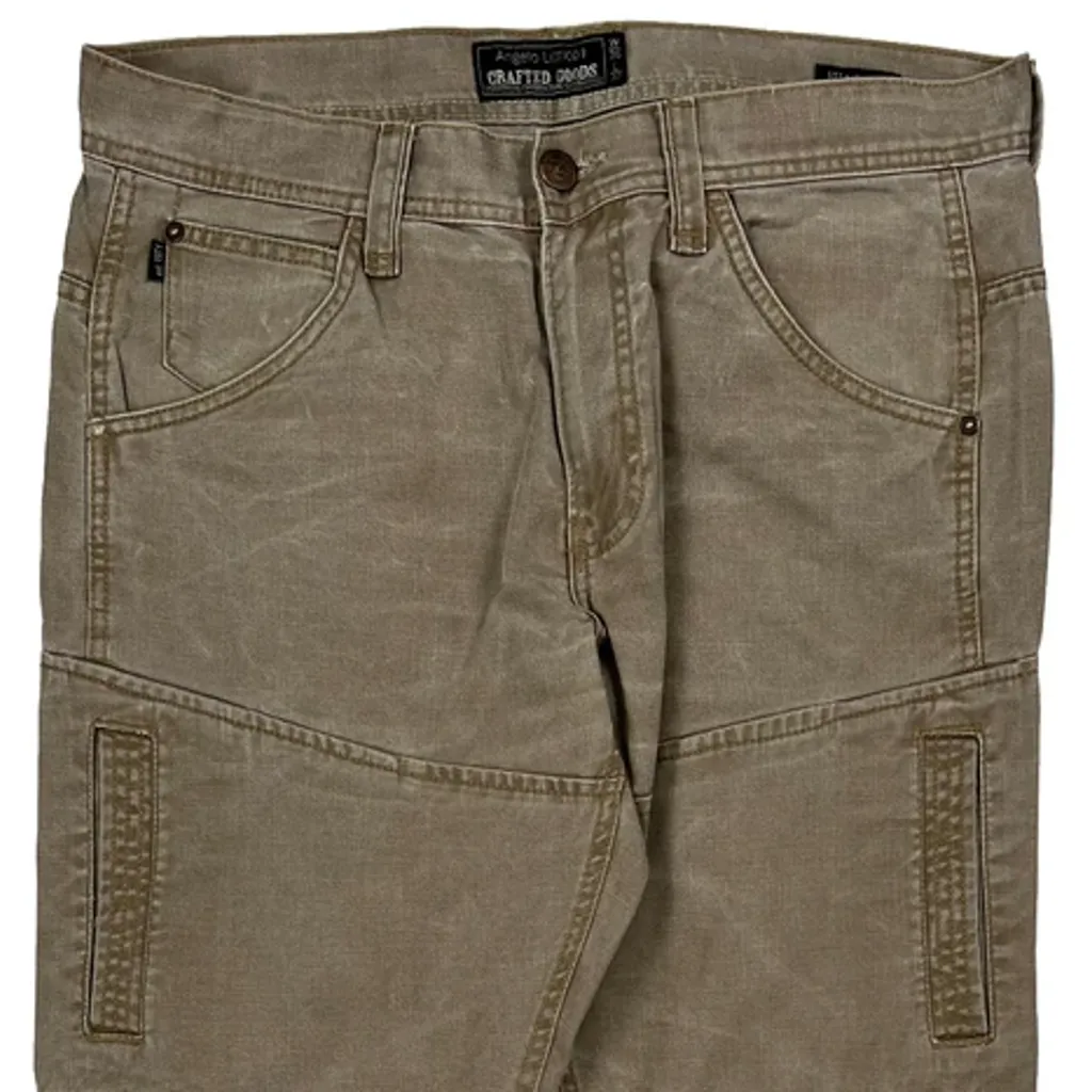 Unbranded Cargo Trousers - 36W 32L Khaki Cotton - Image 10